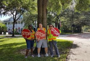 Group of 3 school crossing guards