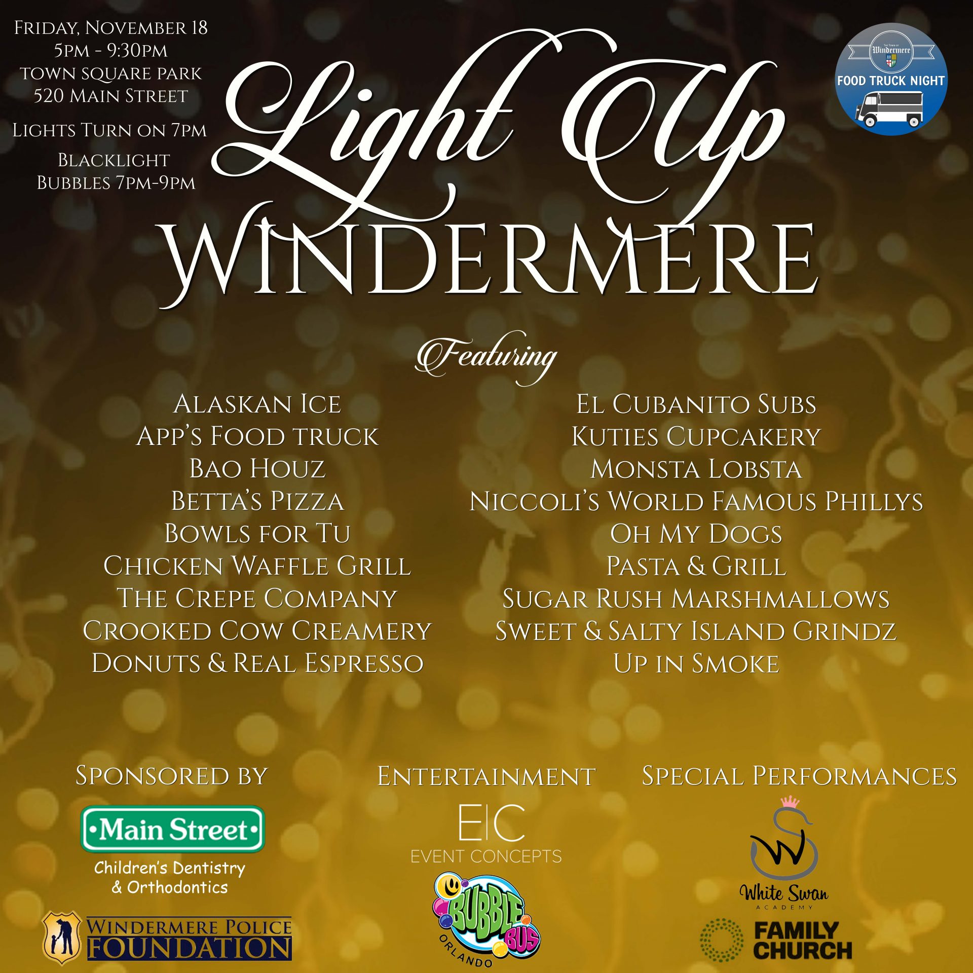 Light Up Windermere / November Food Truck Night Official Website of