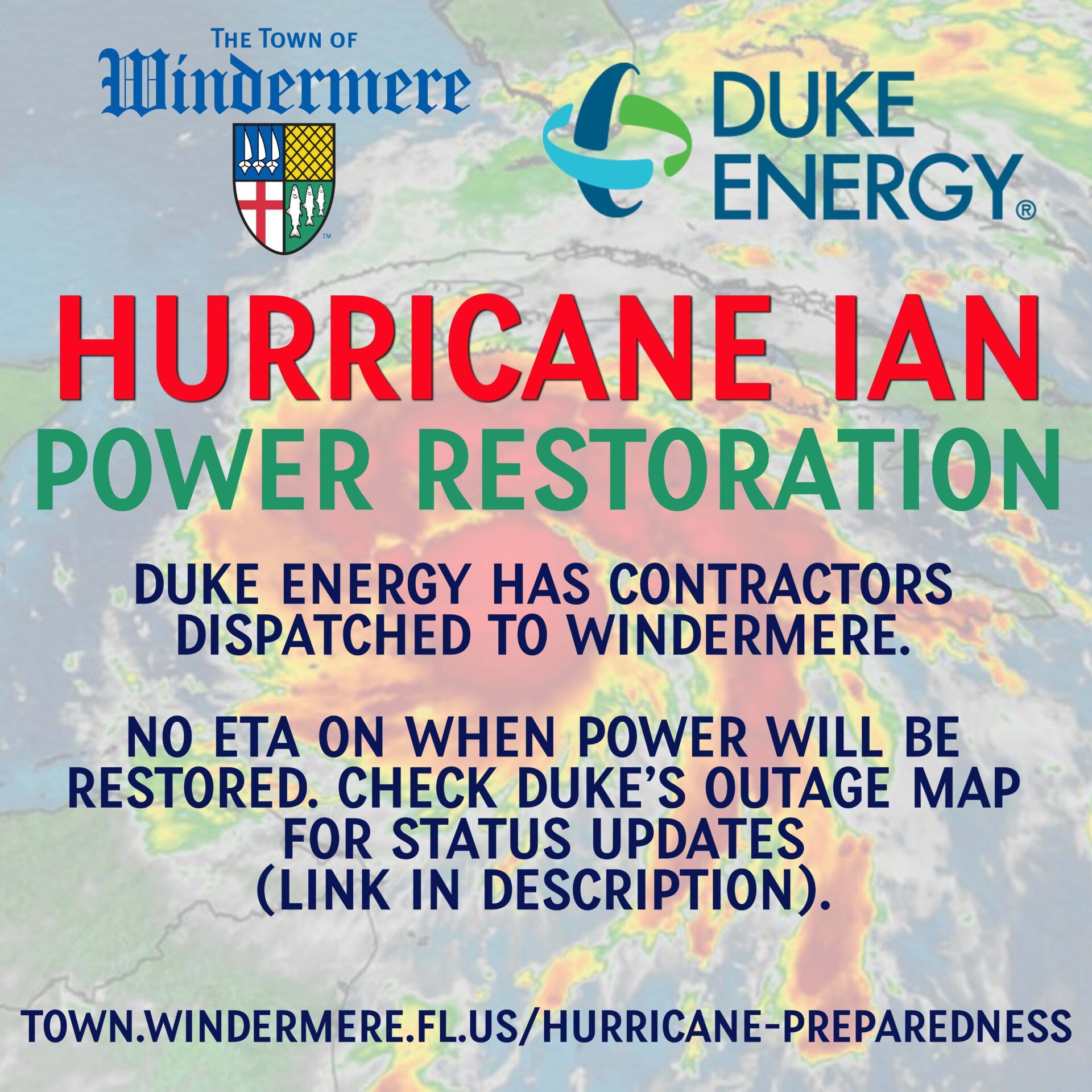 Power Restoration 9/30 - Official Website of the Town of 