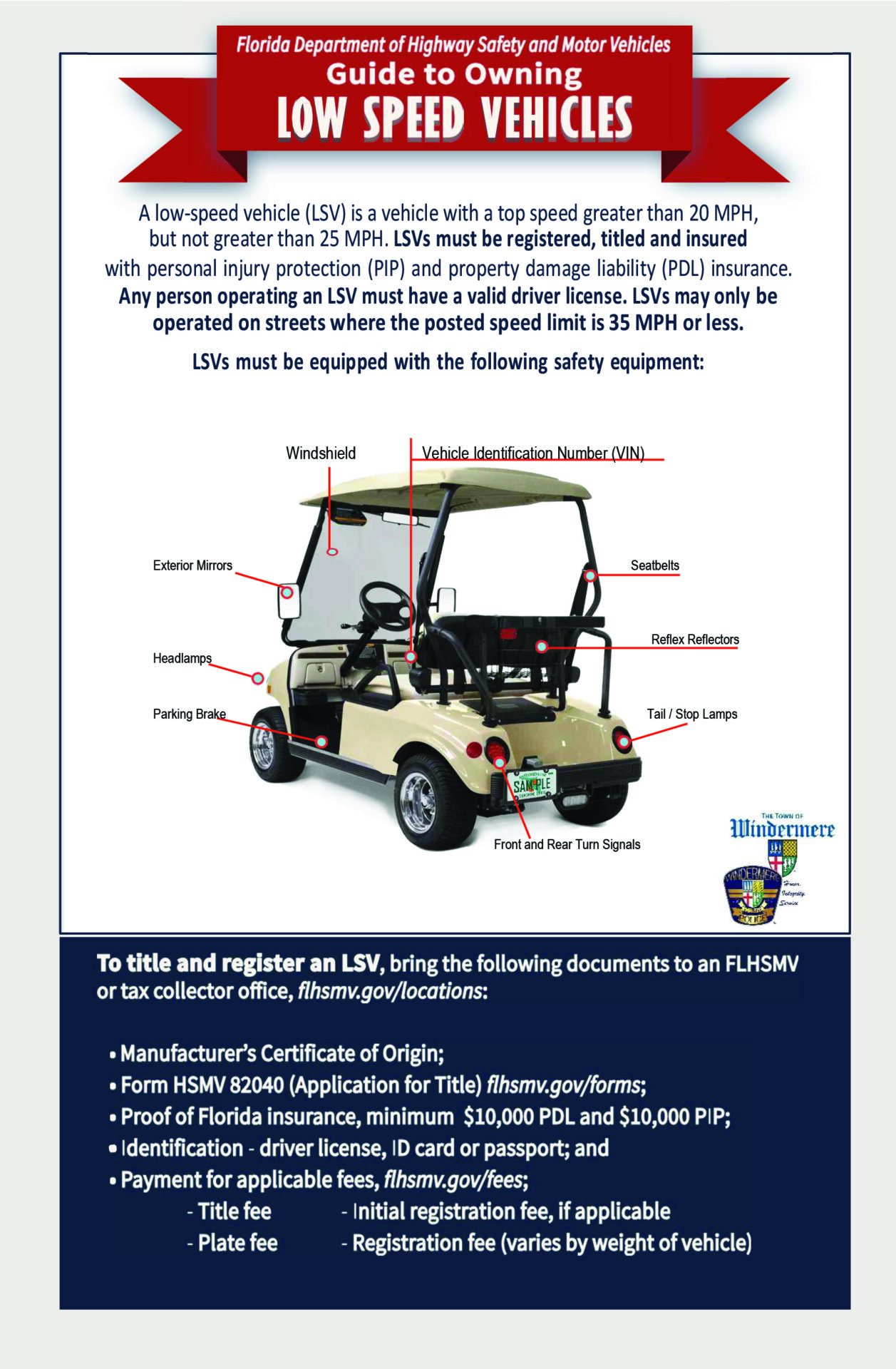 Golf Carts - Official Website of the Town of Windermere, Florida